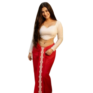 Elegant Red Traditional Sarong